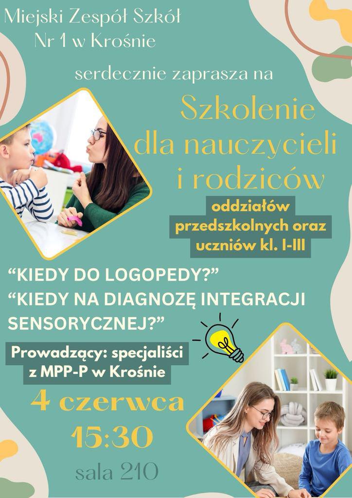 Szkolenie dla nauczycieli i rodziców