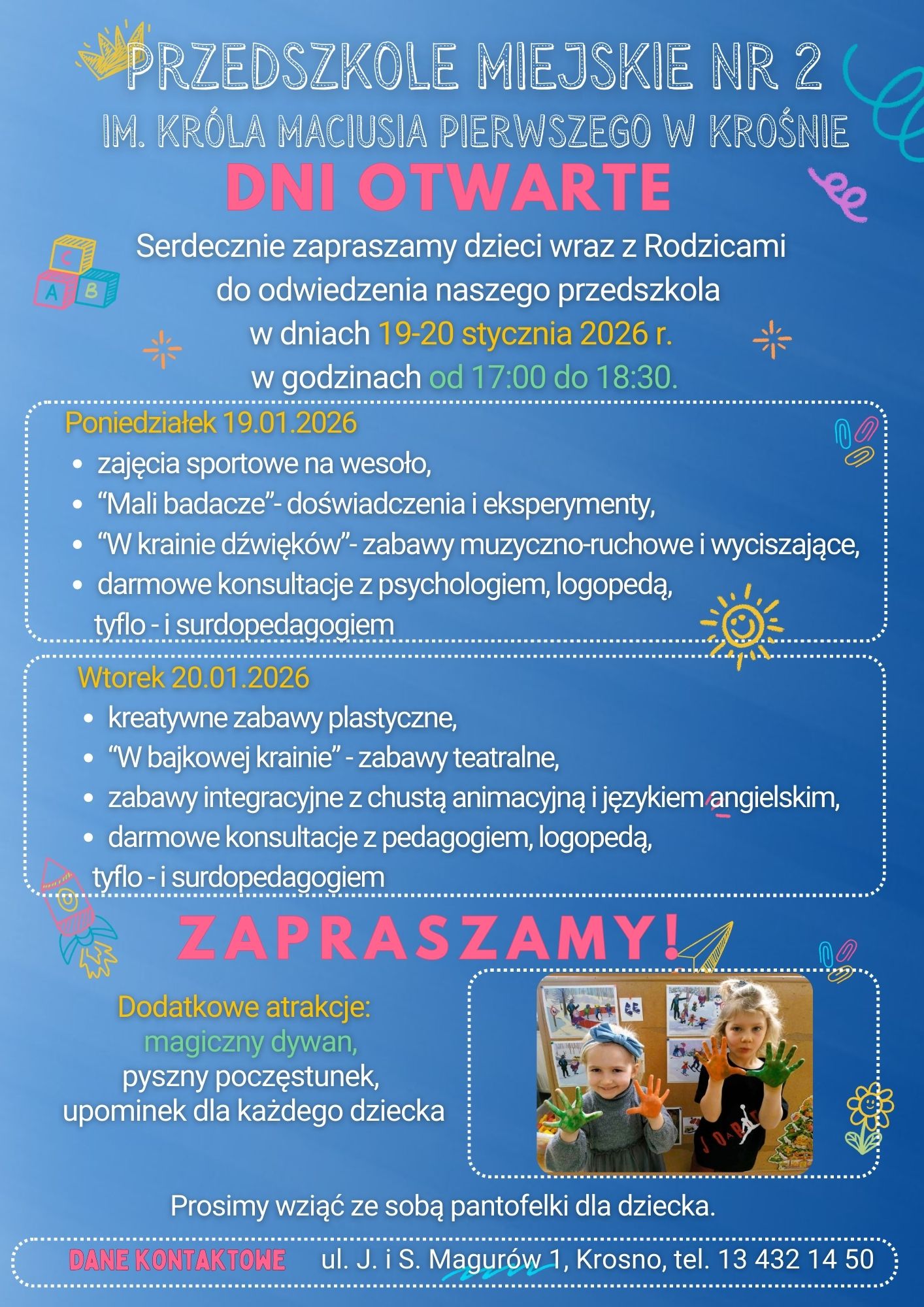 Plakat na dzień otwarty